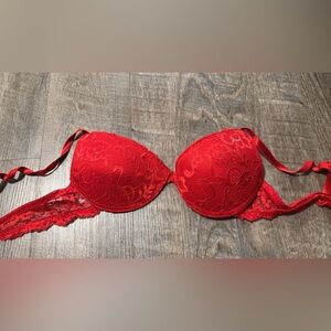 Cute red bra